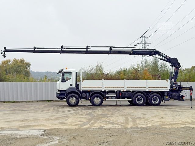 Lastbilsmonterad kran RENAULT KERAX 430 * HIAB 211 EP-5 HIDUO /FUNK *8x4