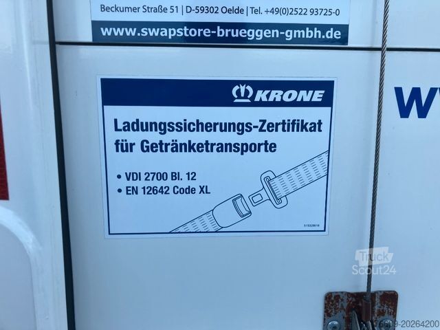 Anhänger-Wechselpritsche KRONE Wechselbrücke Koffer