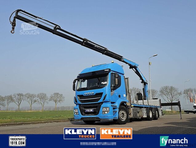 Trailer πλατφόρμας IVECO AT260S42 STRALIS 6X2 HYVA HC183X 4X