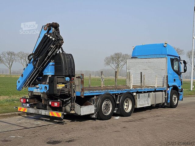 Trailer πλατφόρμας IVECO AT260S42 STRALIS 6X2 HYVA HC183X 4X