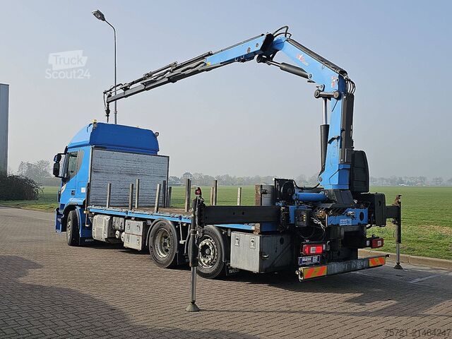 Trailer πλατφόρμας IVECO AT260S42 STRALIS 6X2 HYVA HC183X 4X