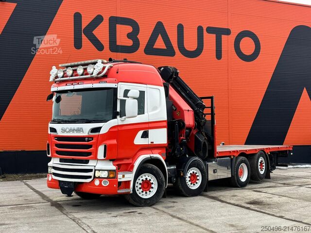 Atviras korpusas Scania R 560 8x2*6 PK 85002 + JIB + WINCH / PLATFORM L...