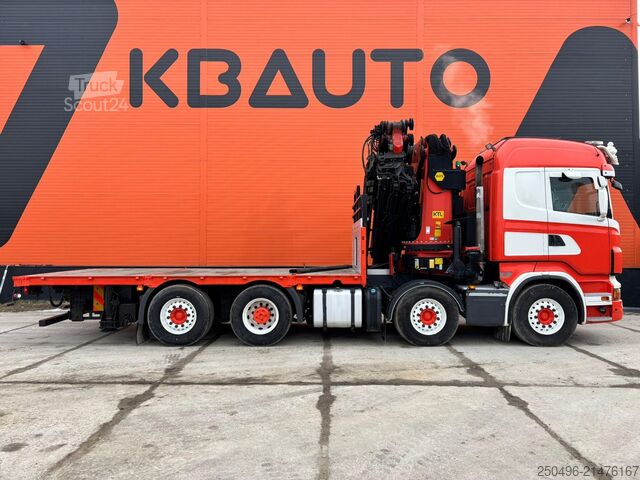 Atviras korpusas Scania R 560 8x2*6 PK 85002 + JIB + WINCH / PLATFORM L...