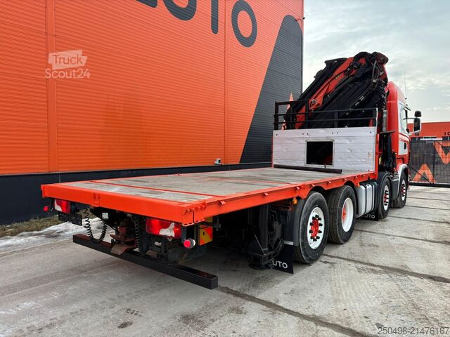 Atviras korpusas Scania R 560 8x2*6 PK 85002 + JIB + WINCH / PLATFORM L...