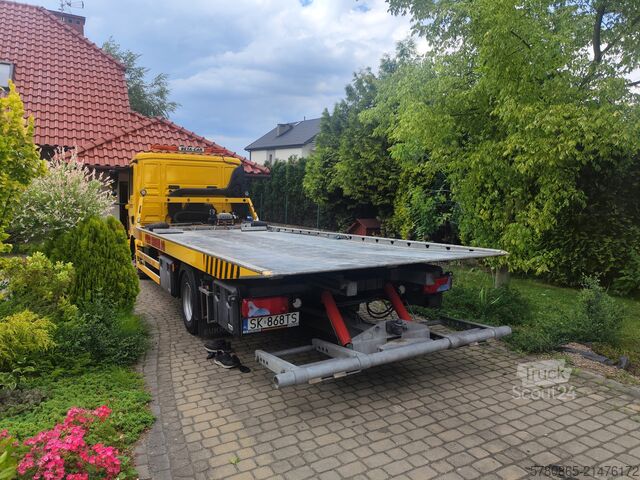 эвакуатор, транспортер для техники, подъёмная платформа Man Autotransporter