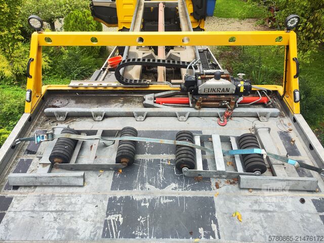 эвакуатор, транспортер для техники, подъёмная платформа Man Autotransporter