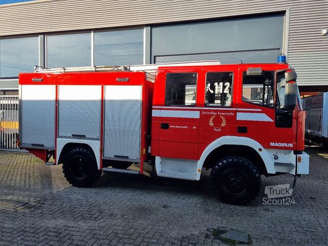 Véhicule de lutte contre les incendies Iveco Magirus EUROFIRE/ 95E18 4x4 FIRETRUCK / EXPEDIT...