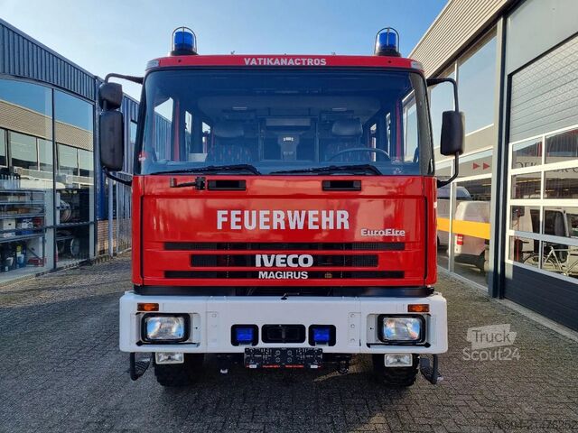 Véhicule de lutte contre les incendies Iveco Magirus EUROFIRE/ 95E18 4x4 FIRETRUCK / EXPEDIT...