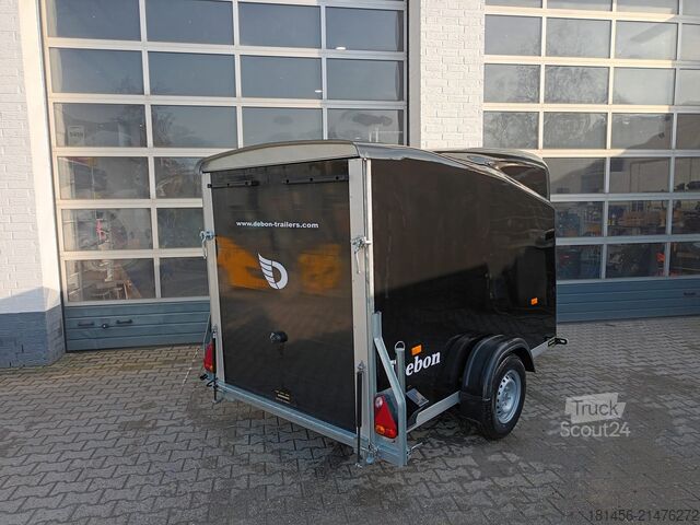 Aanhangwagen (auto) Cheval Liberté Debon Anhänger Polycargo 1300 schwarz