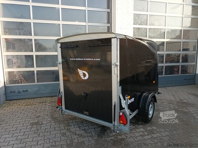 Aanhangwagen (auto) Cheval Liberté Debon Anhänger Polycargo 1300 schwarz