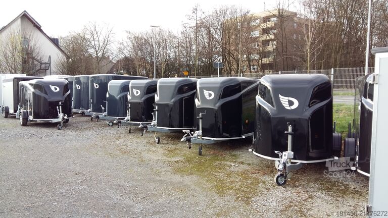 Aanhangwagen (auto) Cheval Liberté Debon Anhänger Polycargo 1300 schwarz