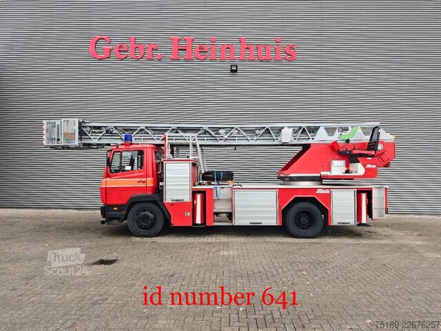 Brandweerwagen Mercedes-Benz 1524 4x2 Metz DLK 23-12 Drehleiter