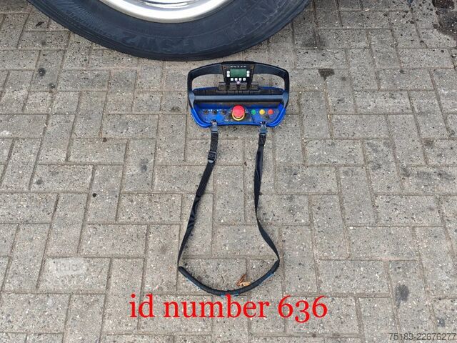 Laadplatform Konar JG10 HMF 1820-K5 , Works on stationary engine.