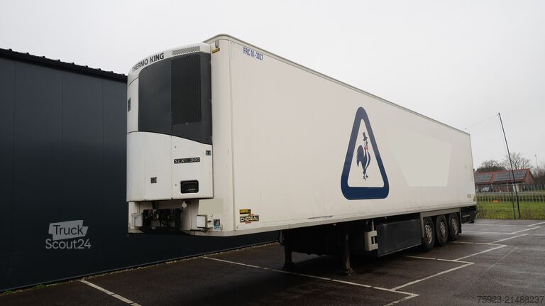 Refrigerated/frozen transport Chereau 3 Axle frigo trailer with THERMO KING SLX 300