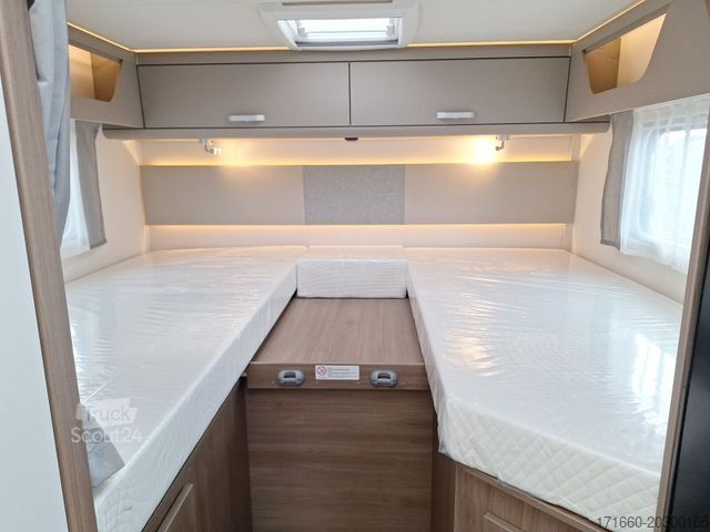Half-integraal camper CARADO T 328 Hubbett