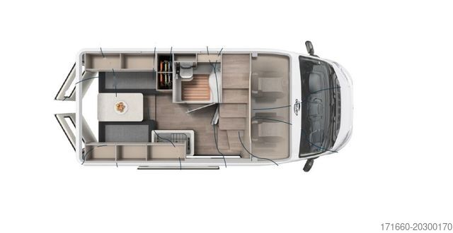 Camper van CARADO pro CV 541