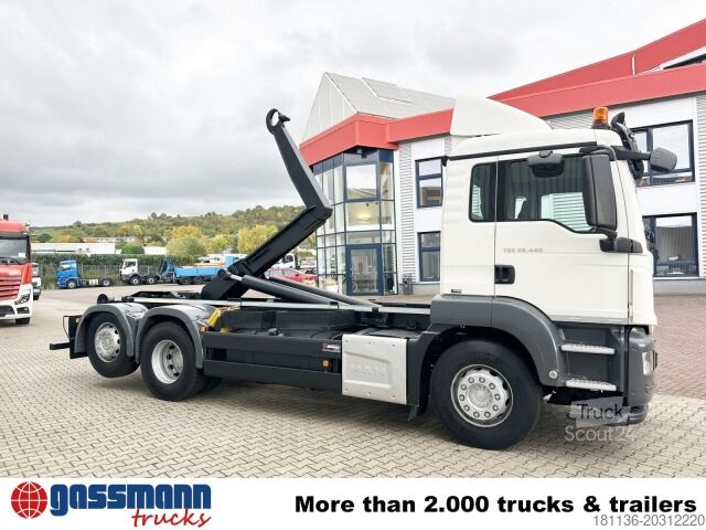 Roll-off-kippi kuorma-auto MAN TGS 26.440 6x2 BL