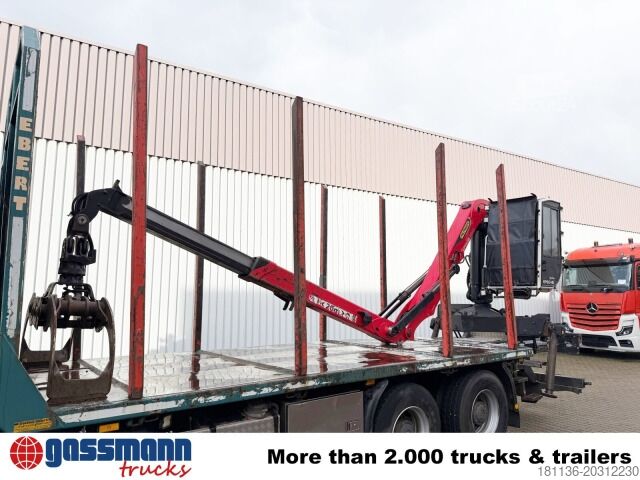 Logging truck Mercedes-Benz Arocs 2648 6x4 mit Heckkran Epsilon M12Z83,