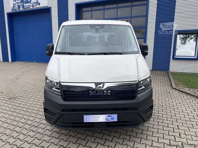Platforminis furgonas su dviguba kabina MAN TGE 3.140 Doka Pritsche