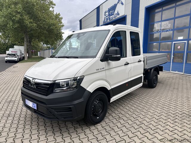 Platforminis furgonas su dviguba kabina MAN TGE 3.140 Doka Pritsche