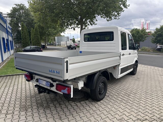 Platforminis furgonas su dviguba kabina MAN TGE 3.140 Doka Pritsche