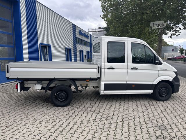 Platforminis furgonas su dviguba kabina MAN TGE 3.140 Doka Pritsche