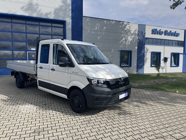 Platforminis sunkvežimis, 7 vietų, su ergonomiška sėdyne MAN TGE 3.140 Doka Pritsche Lang