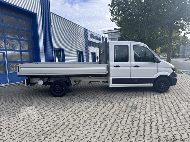 Platforminis sunkvežimis, 7 vietų, su ergonomiška sėdyne MAN TGE 3.140 Doka Pritsche Lang