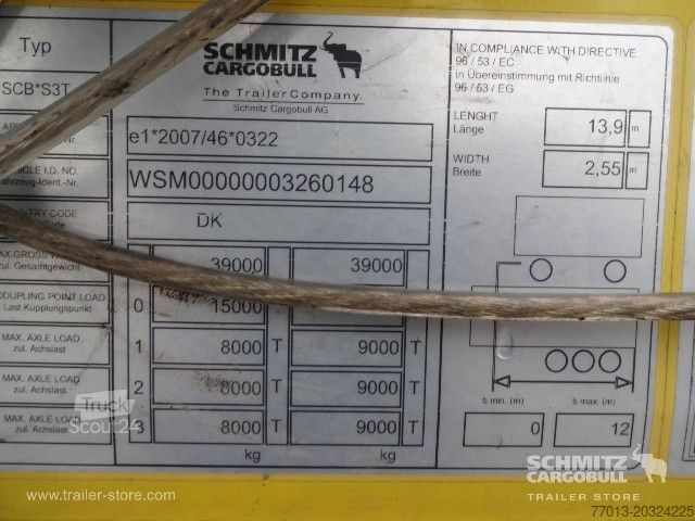Открытый полуприцеп с тентом Schmitz Cargobull Curtainsider Standard
