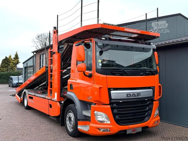 Automobilių gabenimo furgonas DAF CF 400 Kässbohrer Citytrans I 5 Lader I Autotra...