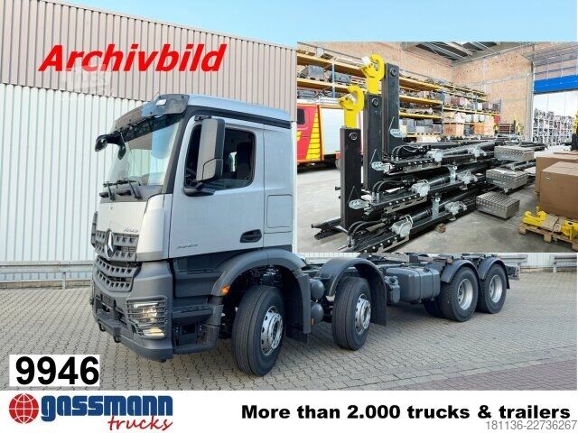 Kroghejselastbil Mercedes-Benz Arocs 3253 K 8x4/4, Hyva T 26-55 bis 6.60 m