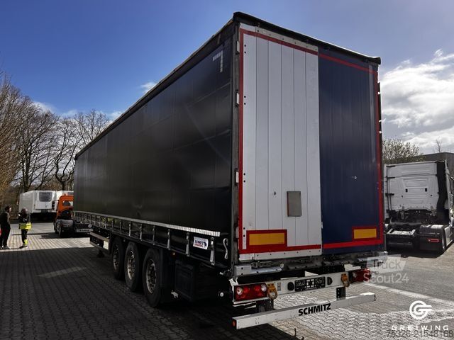 Open semitrailer with tarp SCHMITZ CARGOBULL Curtainsider Standard neue Plane