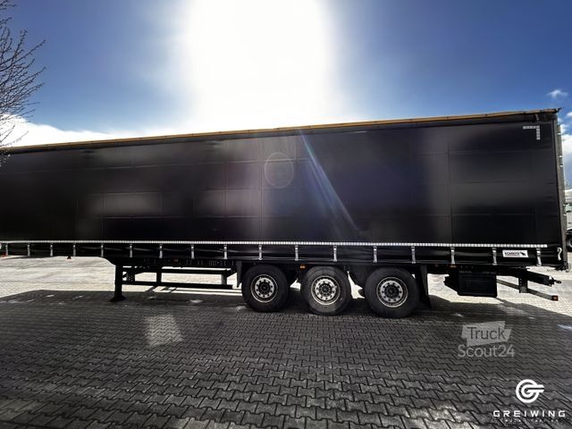 Open semitrailer with tarp SCHMITZ CARGOBULL Curtainsider Standard neue Plane
