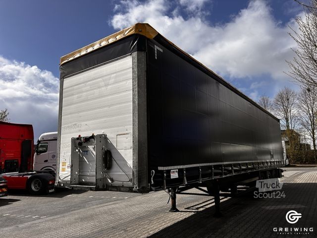Open semitrailer with tarp SCHMITZ CARGOBULL Curtainsider Standard neue Plane