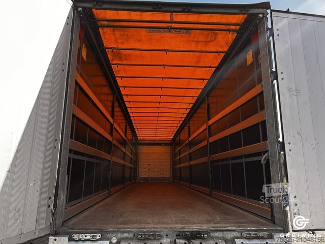 Open semitrailer with tarp SCHMITZ CARGOBULL Curtainsider Standard neue Plane