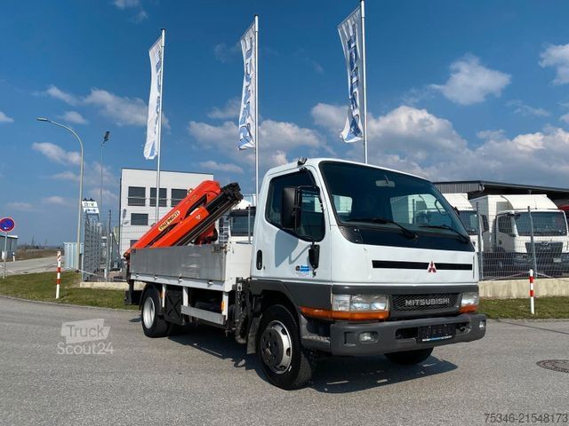 Furgone pick-up MITSUBISHI Canter/Prit./Kran Palfinger 13 m/Funk/NL 2,6 to
