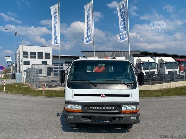 Furgone con gru montata su autocarro MITSUBISHI Canter/Prit./Kran Palfinger 13 m/Funk/NL 2,6 to