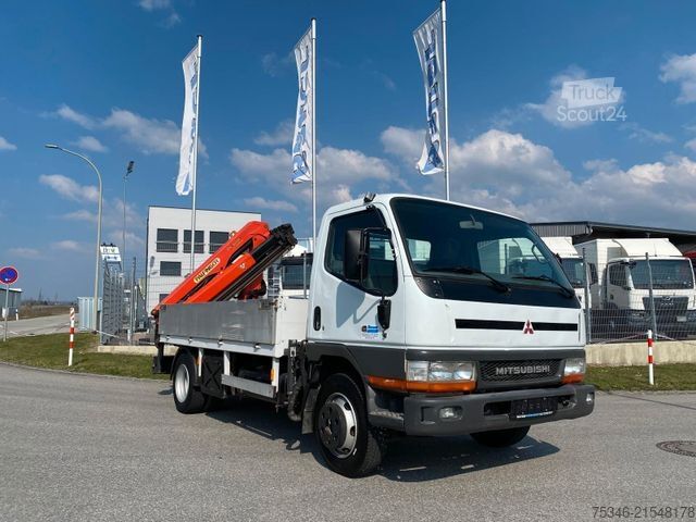 Furgone con gru montata su autocarro MITSUBISHI Canter/Prit./Kran Palfinger 13 m/Funk/NL 2,6 to