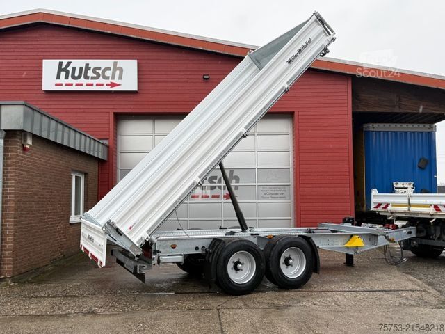 Háromirányú billenő pótkocsi MÜLLER-MITTELTAL KA-TA-R 14,4 Breitreifen, Rampen