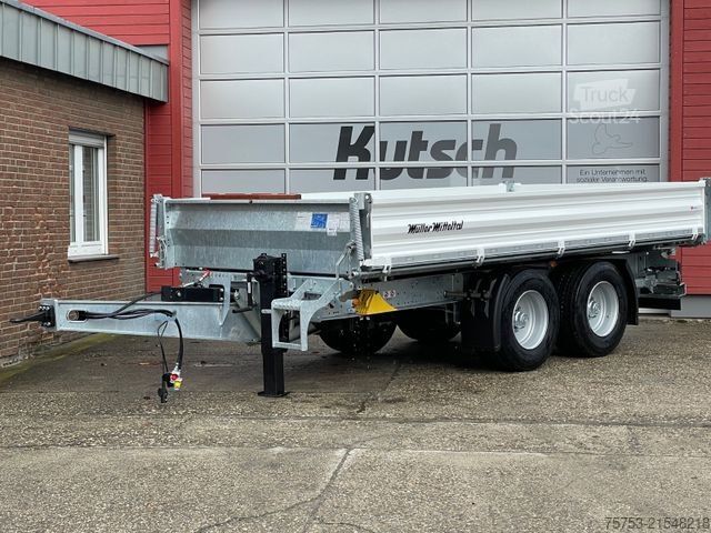Háromirányú billenő pótkocsi MÜLLER-MITTELTAL KA-TA-R 14,4 Breitreifen, Rampen