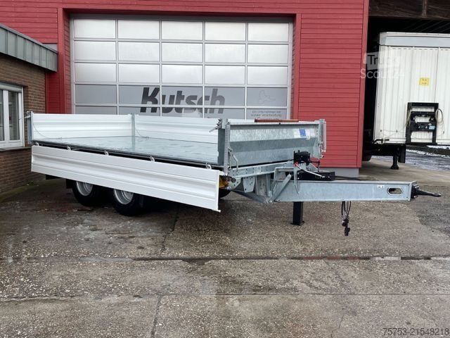 Háromirányú billenő pótkocsi MÜLLER-MITTELTAL KA-TA-R 14,4 Breitreifen, Rampen