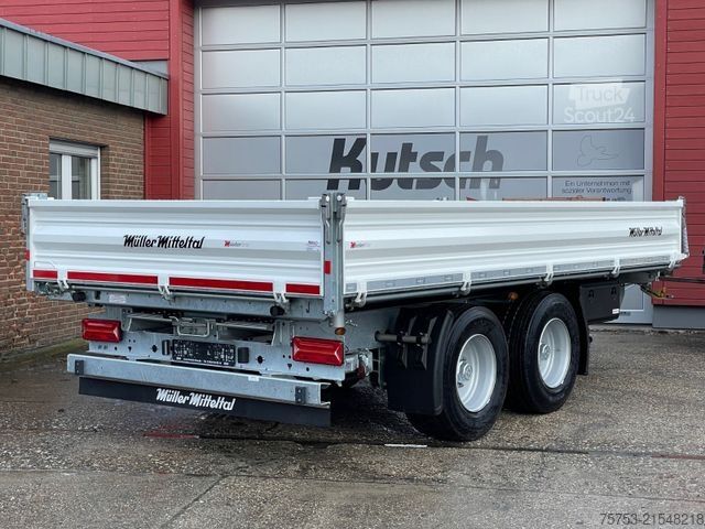 Háromirányú billenő pótkocsi MÜLLER-MITTELTAL KA-TA-R 14,4 Breitreifen, Rampen
