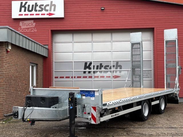 Arbeitsbühne Anhänger MÜLLER-MITTELTAL ETÜ-TA-R 21 Tieflader 7m, luftgefedert, LED