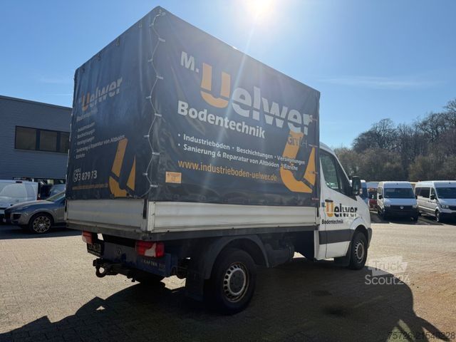 Ponyvával szerelt furgon VOLKSWAGEN Crafter Pritsche+Plane, TÜV bis 10/26