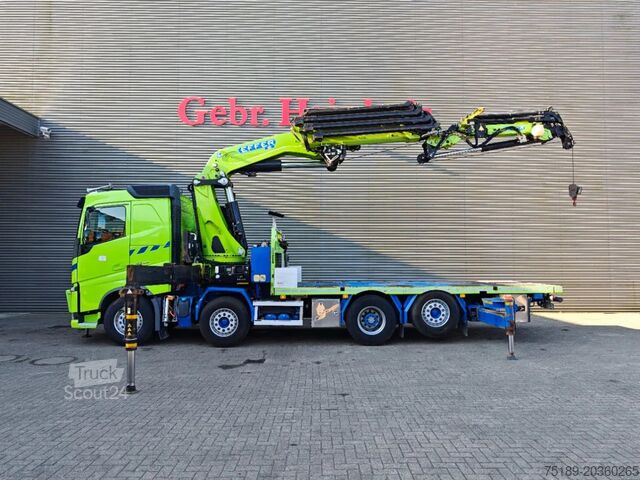 Vrachtwagen met kraan Volvo FH 540 8x2 Effer 685-6S + Jip 6S 12 x Hydr. Winch!