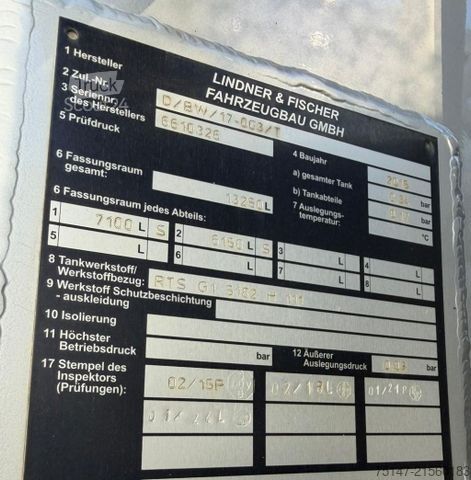 Autocisterna MAN TGS 18.440 4x2 BL Tank L&F 13.250 L UN1202 AHK