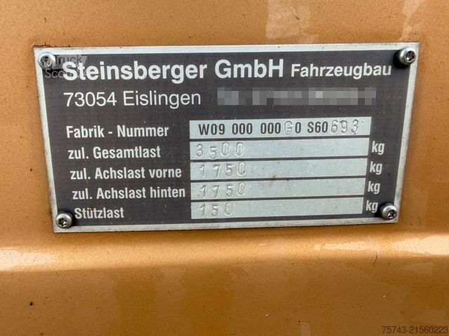 Pferdeanhänger  ANKA  3,5t   Wohn. Dusche