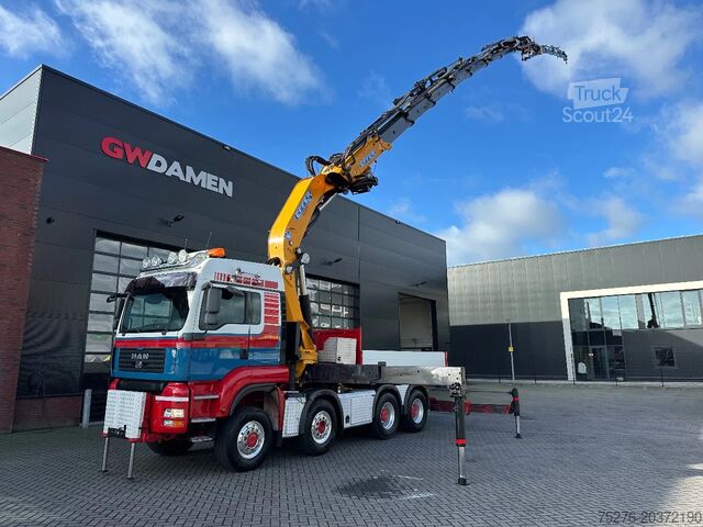 Vrachtwagen met kraan MAN TGA 33.480 8x6+Effer 855/8S+Flyjib 6S , Winch