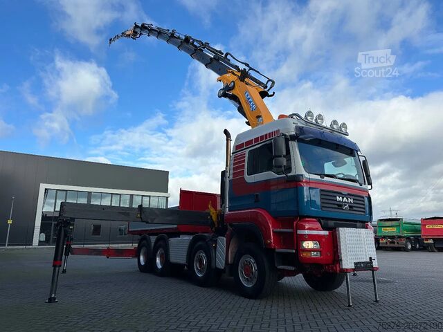 Vrachtwagen met kraan MAN TGA 33.480 8x6+Effer 855/8S+Flyjib 6S , Winch