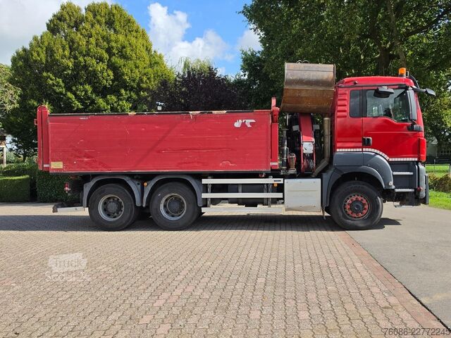 Wywrotka 3-stronna MAN TGS 420 !!6X6!! Z-KRAAN KIPPER NL TRUCK TOP!!